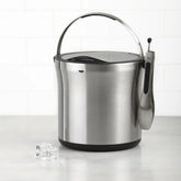 Steel Ice Bucket & Tong Set