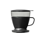 Pour Over Coffee Maker with Water Tank - Matte Black