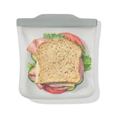 Silicone Reusable Bag Sandwich (28 oz) - Fog