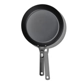 Outdoor 12-inch Carbon Steel Pan with Removable Handle