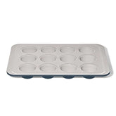 Non-Stick Pro Ceramic Coated Metal Bakeware 12 Cup Muffin Pan – Storm Blue
