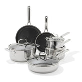 Trident Hybrid Non-Stick Stainless Steel 10-Piece Set