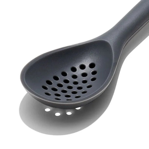 OXO Good Grips Silicone Slotted Spoon - Peppercorn