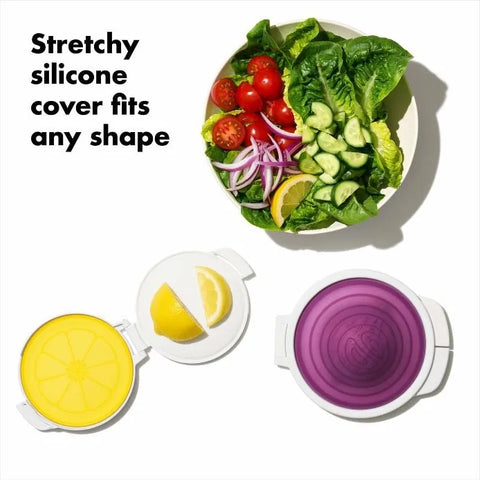 Cut & Keep Silicone Produce Keeper Set