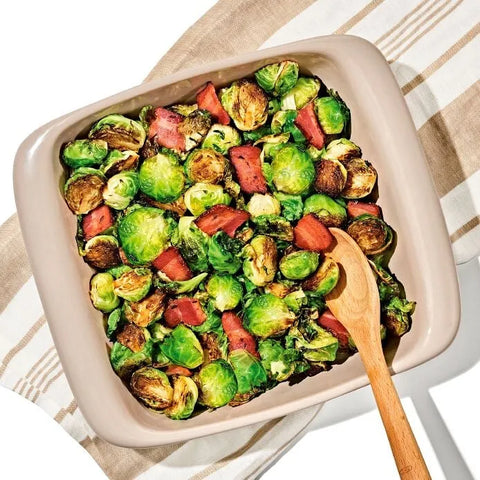 2 Qt Square Stoneware Baking Dish - Biscuit