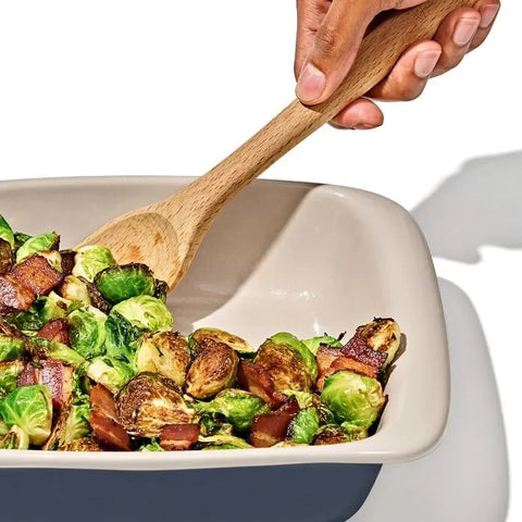 2 Qt Square Stoneware Baking Dish - Storm Blue