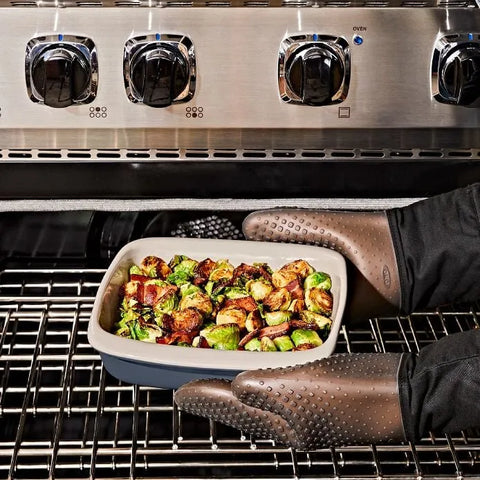 2 Qt Square Stoneware Baking Dish - Storm Blue