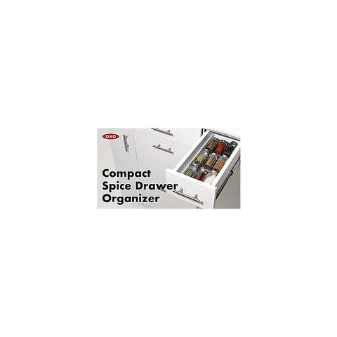 Compact Spice Drawer Organizer