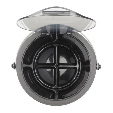 Steel Ice Bucket & Tong Set