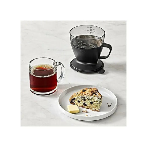 Pour Over Coffee Maker with Water Tank - Matte Black