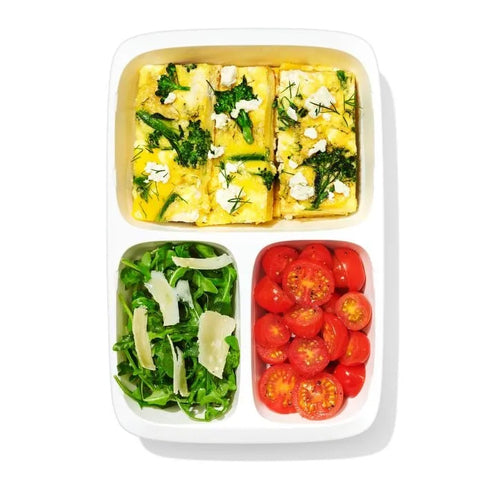 Prep & Go 4.1-Cup Divided Container - Ocean Blue