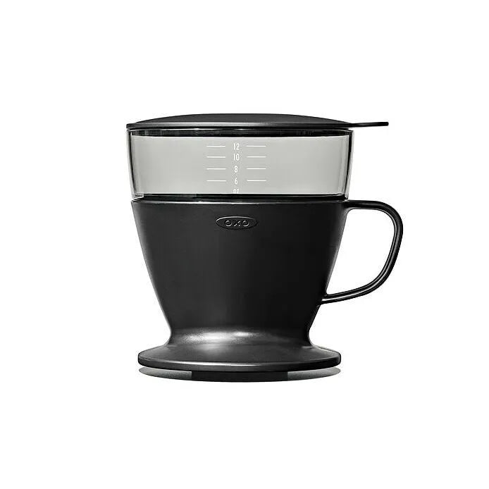 Pour Over Coffee Maker with Water Tank - Matte Black
