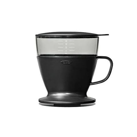 Pour Over Coffee Maker with Water Tank - Matte Black
