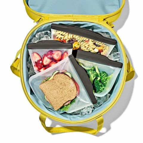 Outdoor Silicone Reusable Stand Up Bag Quart (32 oz)
