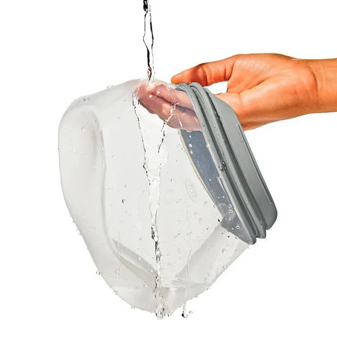 Silicone Reusable Bag  Sandwich (28 oz) - Fog