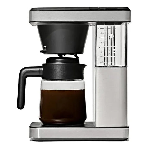 8-Cup Coffee Maker with Podless Single-Serve Function and Glass Carafe