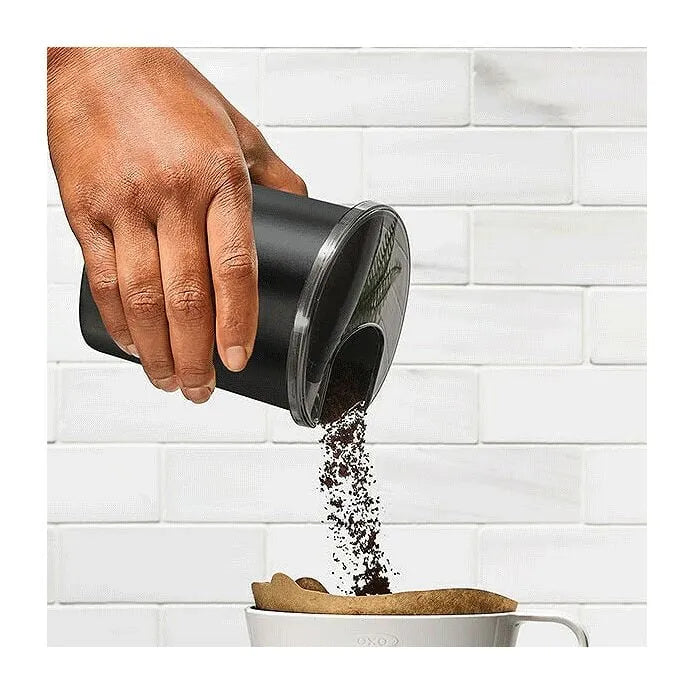 Replacement Coffee Grounds Container for Conical Burr Coffee Grinder - Matte Black