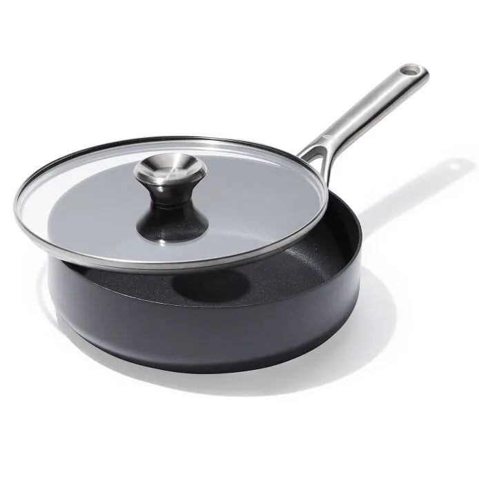 Ceramic Professional Non-Stick 3-Quart Sauté Pan with Lid