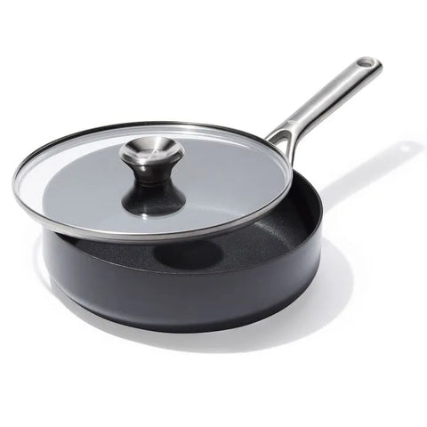 Ceramic Professional Non-Stick 3-Quart Sauté Pan with Lid
