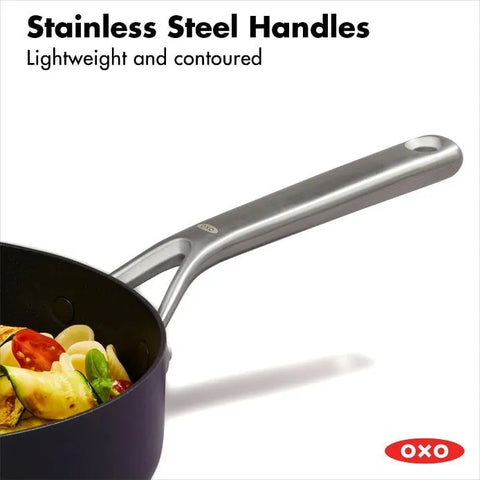 Ceramic Professional Non-Stick 3-Quart Sauté Pan with Lid