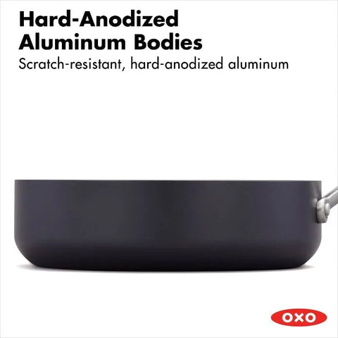 Ceramic Professional Non-Stick 3-Quart Sauté Pan with Lid