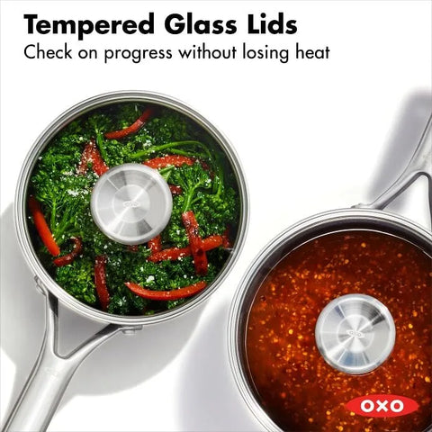 Ceramic Professional Non-Stick 4-Piece Saucepan Set