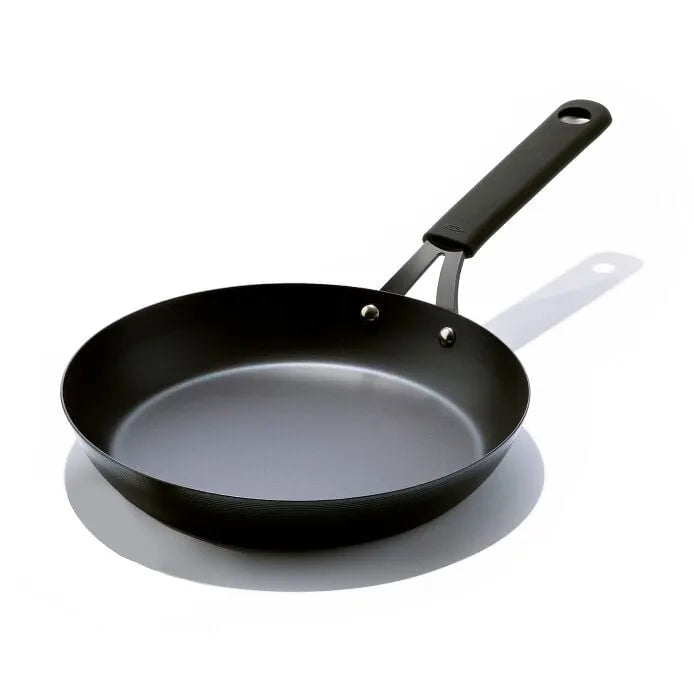 Carbon Steel Obsidian Series 10-Inch Frypan with Silicone Sleeve