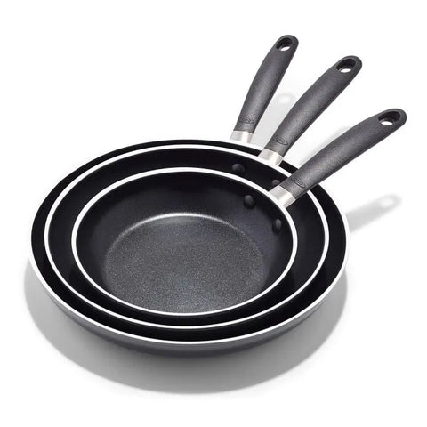 OXO Stainless Steel Everyday 3-Piece Frying Pan Set