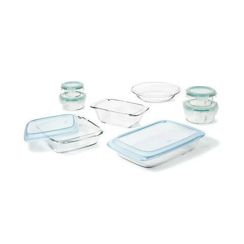 14-Piece Glass Bake, Serve & Store Set