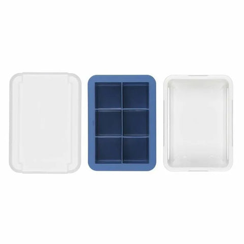Covered Silicone Ice Cube Tray-Large Cube