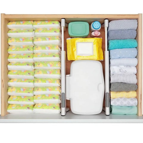 OXO TOT Expandable Dresser Drawer Divider - 4 Pack