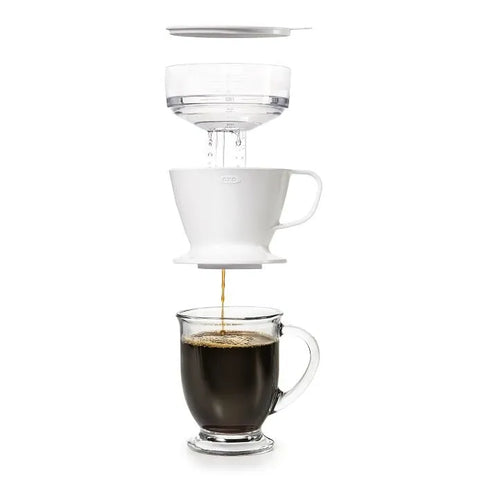 Pour-Over Coffee Maker with Water Tank
