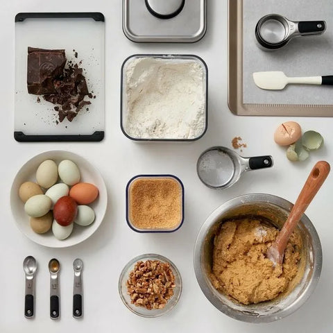 Stainless Steel Measuring Cups and Spoons Set