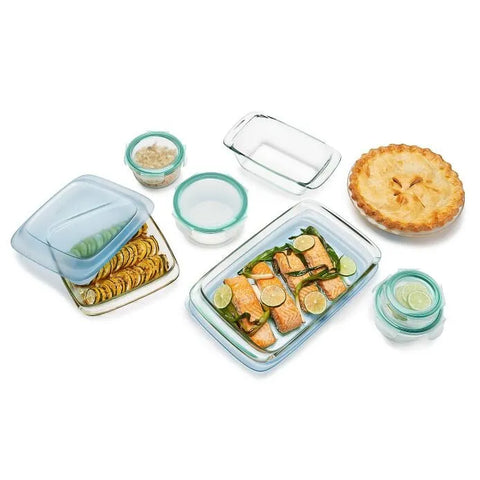 14-Piece Glass Bake, Serve & Store Set