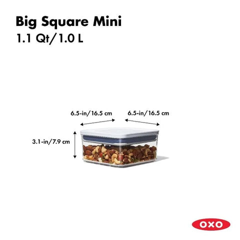 POP Container - Big Square Mini (1.1 Qt.)