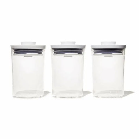 POP Round Canister 3-Piece Mini Bath Set (0.6 Qt)