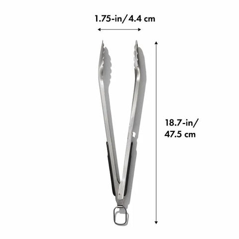 Grilling Tongs with Built-In Bottle Opener