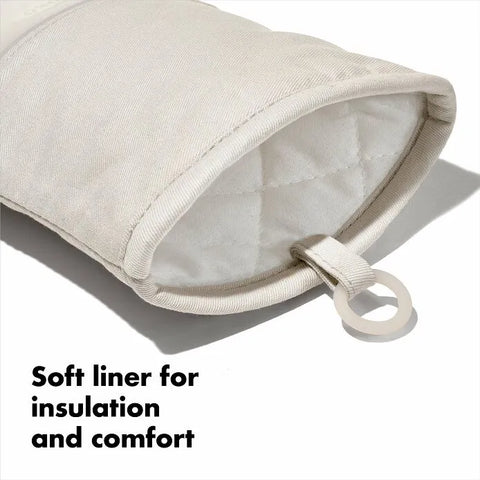 Silicone Oven Mitt - Oat