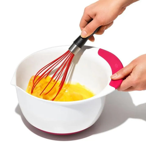 3 Piece Mixing Bowl Set New Colored Handles