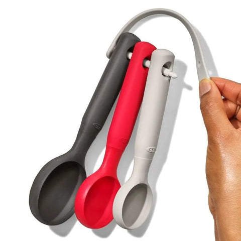 3-Piece Silicone Cookie Scoop Set