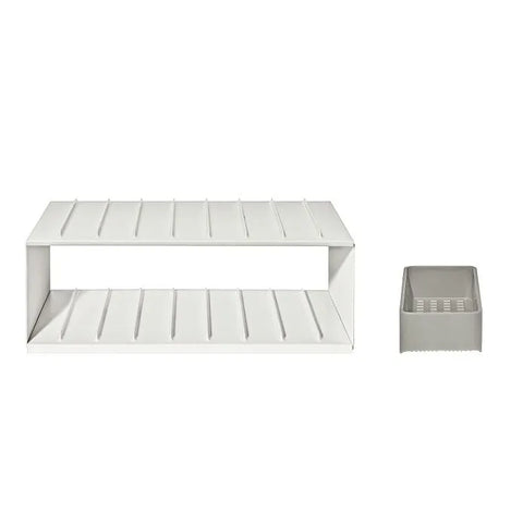 Water Bottle Organizer with Accessory Bin