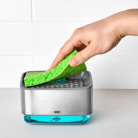 Soap Dispensing Sponge Holder