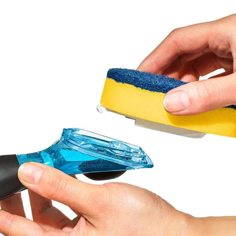 Soap Dispensing Dish Scrub