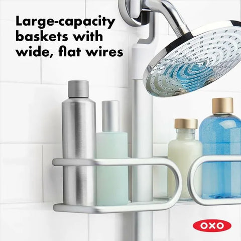 Aluminum 3-Tier Shower Caddy