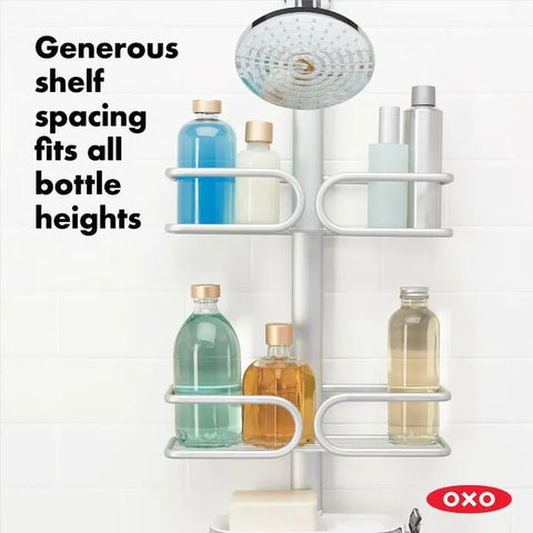 Aluminum 3-Tier Shower Caddy