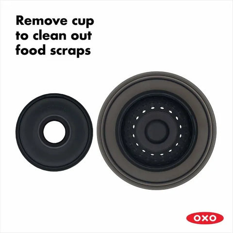 2-in-1 Silicone Sink Strainer with Stopper