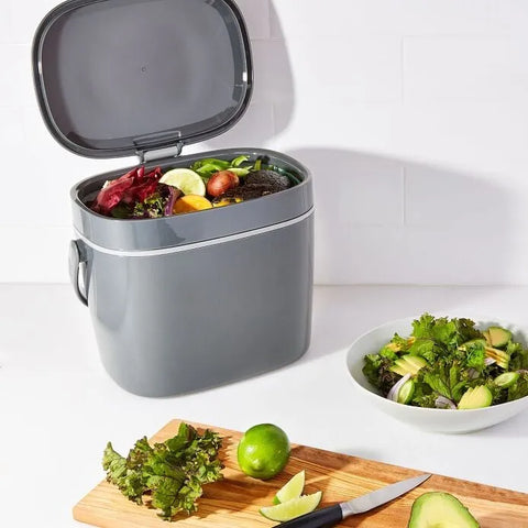 Easy-Clean Compost Bin - 1.75 Gal