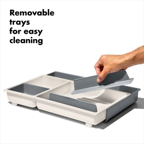 Large Expandable Kitchen Tool Drawer Organizer