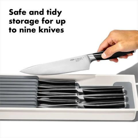 Compact Knife Drawer Organizer