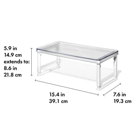 Adjustable Refrigerator Shelf Riser